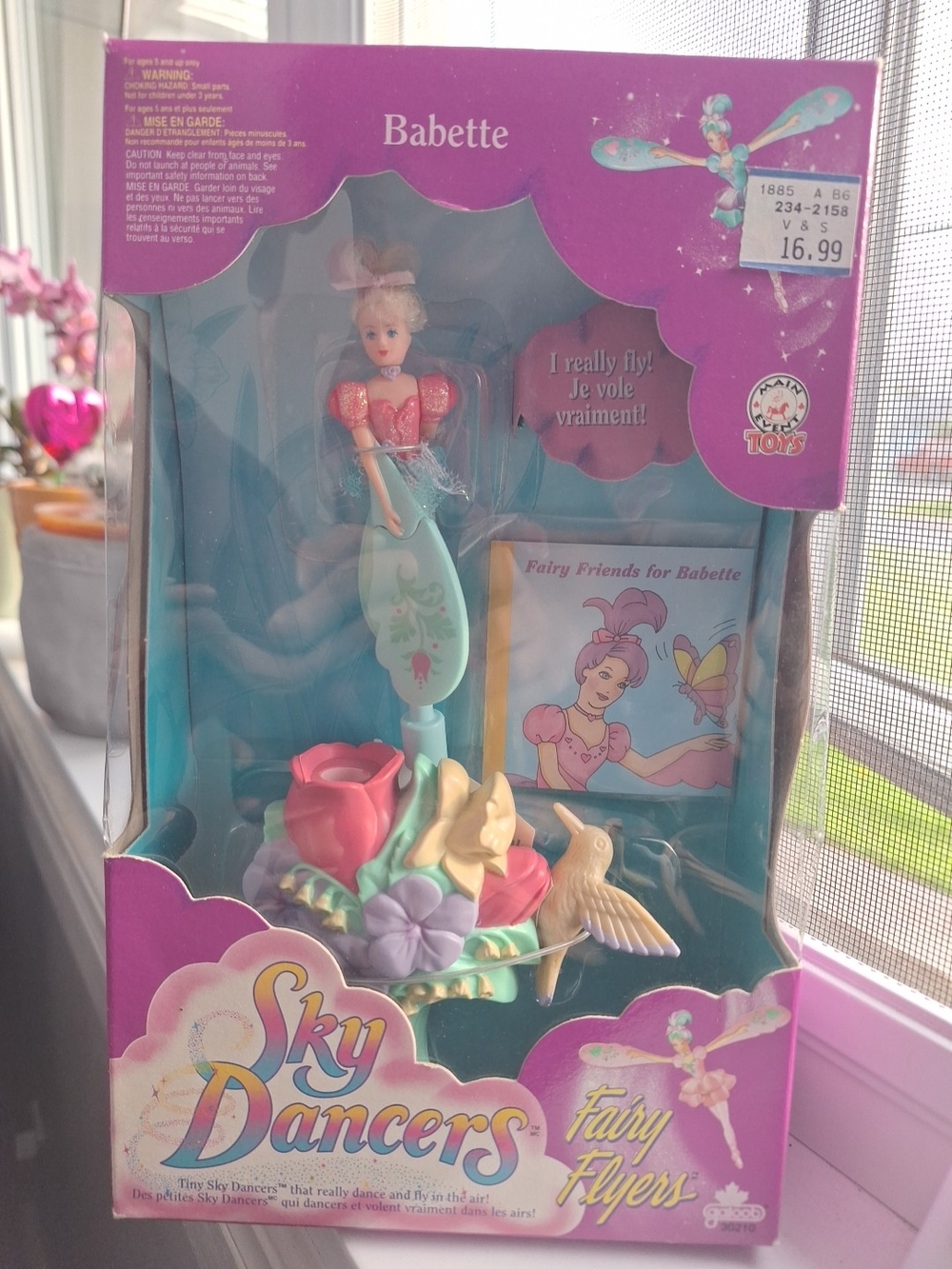 Babette Sky Dancer Toy - Pink and Teal